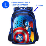 Mochila Escolar 3D Homem De Ferro Homem Aranha Capitão América Minecraft .