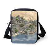 Mochila Minecraft Kit 3 Pças Poliester