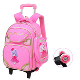 Kit Mochila e Estojo Escolar De Rodinha