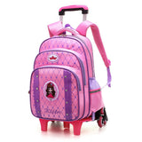 Mochila De Rodas Para Meninas à prova d' água.