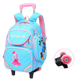 Kit Mochila e Estojo Escolar De Rodinha