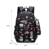 Kit 3 Pçs Mochila Floral Escolar , Super Reforçada.