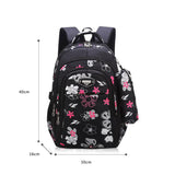 Kit 3 Pçs Mochila Floral Escolar , Super Reforçada.