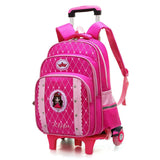 Mochila De Rodas Para Meninas à prova d' água.