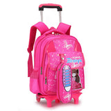Kit Mochila De Carrinho E Estojo Escolar Feminino