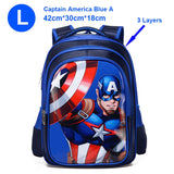 Mochila Escolar 3D Homem De Ferro Homem Aranha Capitão América Minecraft .