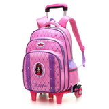 Mochila De Rodas Para Meninas à prova d' água.