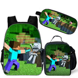 Kit Novo Minecraft  Escolar para Meninos e Meninas Personalizável .