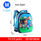 Mochila Escolar 3D Homem De Ferro Homem Aranha Capitão América Minecraft .