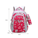 Kit 3 Pçs Mochila Floral Escolar , Super Reforçada.