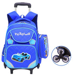 Kit Mochila e Estojo Escolar De Rodinha