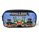 Mochila Minecraft Kit 3 Pças Poliester