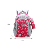 Kit 3 Pçs Mochila Floral Escolar , Super Reforçada.