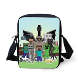 Mochila Minecraft Kit 3 Pças Poliester