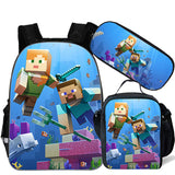Kit Novo Minecraft  Escolar para Meninos e Meninas Personalizável .