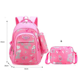 Kit 3 Pçs Mochila Floral Escolar , Super Reforçada.