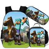 Kit Novo Minecraft  Escolar para Meninos e Meninas Personalizável .