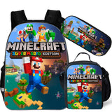 Kit Novo Minecraft  Escolar para Meninos e Meninas Personalizável .