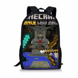 Mochila Minecraft Kit 3 Pças Poliester