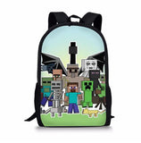 Mochila Minecraft Kit 3 Pças Poliester