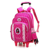 Mochila De Rodas Para Meninas à prova d' água.