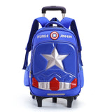 Mochila Escolar Masculina Carrinho 2 e 6 Rodas .