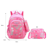 Kit 3 Pçs Mochila Floral Escolar , Super Reforçada.