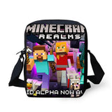 Mochila Minecraft Kit 3 Pças Poliester