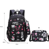 Kit 3 Pçs Mochila Floral Escolar , Super Reforçada.