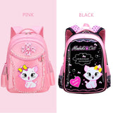 Kit 3 Pçs Mochila Escolar Gatinha Marie