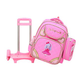 Kit Mochila e Estojo Escolar De Rodinha