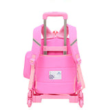 Kit Mochila e Estojo Escolar De Rodinha