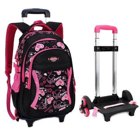 Mochila De Carrinho 2020 Rosa e Preta