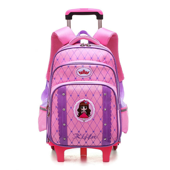 Mochila De Rodas Para Meninas à prova d' água.