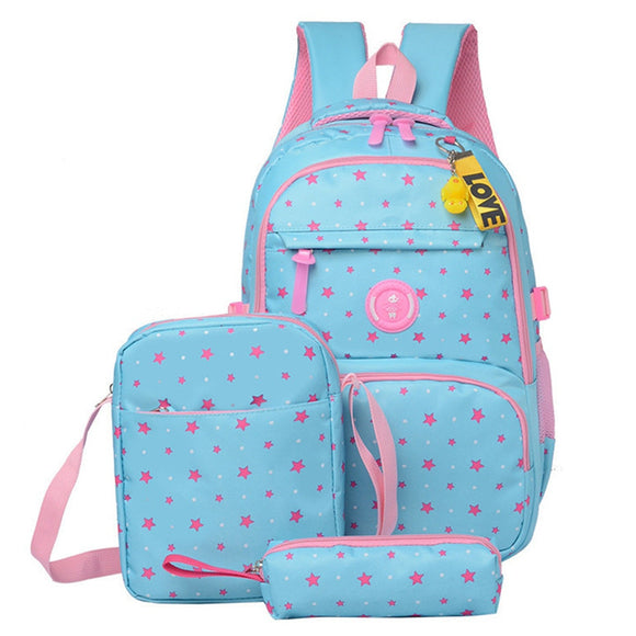 Kit Mochila 3 Pçs Alta Qualidade Escolar